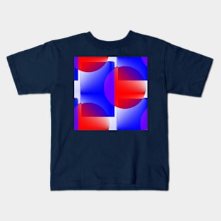 Red, blue and purple Kids T-Shirt